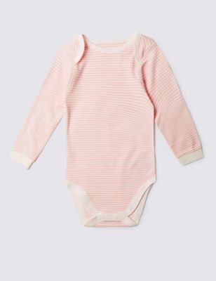 Pink Stripe Long Sleeve Bodysuit &#40;3-8 Years&#41;